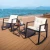 Import Georgia restaurant Outdoor/Home furniture Wicker dining tables and chairs Garden plastic rattan Furniture from China