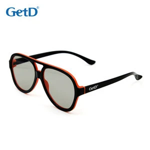 GetD reusable movie 3d glasses with big lens CP400G60R