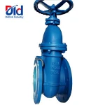 GG25 Manual Slide Motorized Ductile Iron PN16 DN250 Gate Valve Handwheel