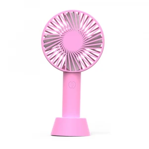 Gift Promotion Mini Wireless Bluetooth Speaker With Silent Handheld USB Fan And Mobile Phone Holder