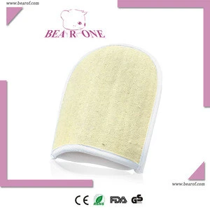 Glove Type and Loofah Towel Gourd Material Bath Exfoliating Scrubber Glove  Private Label Makeup