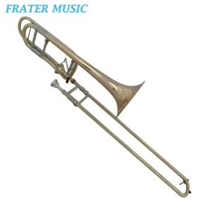 Gold lacquer Gold brass bell Bb/F key Trombone (JTB-140)