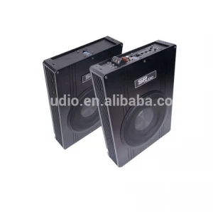 Good quality high power 8" active slim subwoofer,500WATTS underseat subwoofer,speakers subwoofer