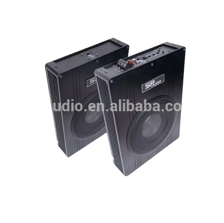 Good quality high power 8" active slim subwoofer,500WATTS underseat subwoofer,speakers subwoofer