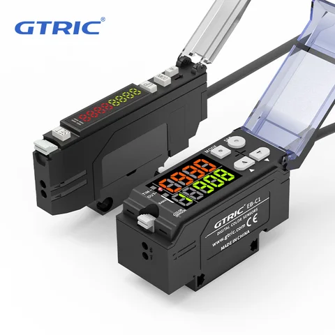 Color Distance Sensor Ft Buy Gtric Color Recognition Fiber Optic Sensor Coaxial Probe Rgb 3 ...