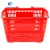 Import Guangzhou manufacturer Supermarket Shopping Basket Supermarket Small Plastic Basket from China