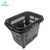 Guanriver Wholesale plastic shopping baskets rolling shopping basket