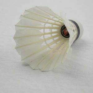 GX-006L super white goose feather shuttlecock with discount low price