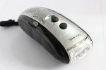 Hand winding radio Dynamo hand crank flashlight radio Hand crank 2 way flashlight radio