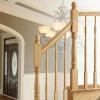 Hardwood stair handrail mushroom stair handrail villa stair solid wood handrail