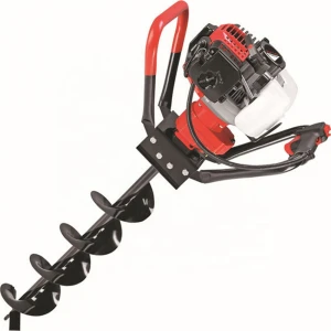 heaper price gasoline power 63cc ground driller/earth auger/hole digger