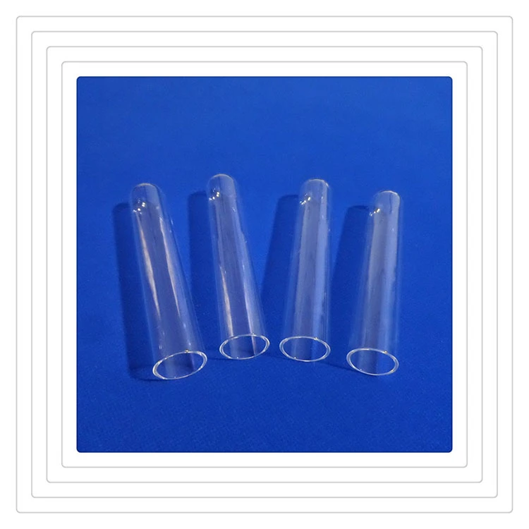 Heat resistance quartz glass test tube