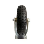 Heavy Duty 8" 2.50-4 Fixed and Swivel Tubeless Flat Free Polyurethane Solid PU Foam Caster Wheels
