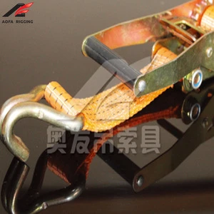 Heavy Duty Cargo Lashing tensioner cord Belt motorcycle ratchet tie downs strap