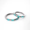 Hera Fashion G23 Titanium Body piercing Jewelry Nose Ring With Rectangle Zircon