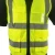Import Hi vis security reflective green yellow zipper en471 vest with custom logo pockets for roadway work safety from China