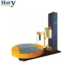 Buy High Efficiency Wooden Manual Pallet Shrink Wrapping Machine From 