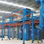 High production efficiency and low cost catenary type abrator