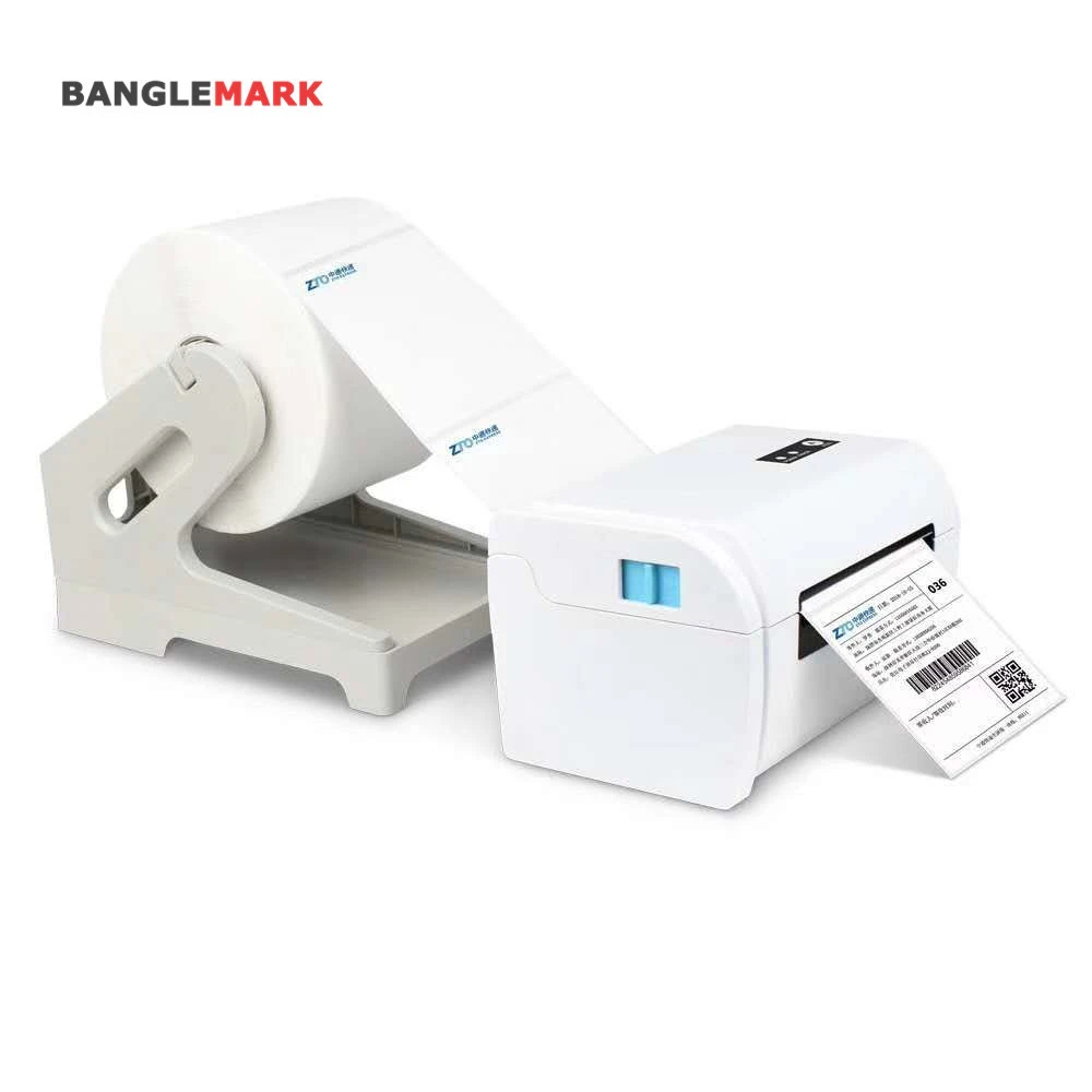 High quality 110mm 4inch Shipping Address Portable Wireless/USB Barcode label printer thermal printer