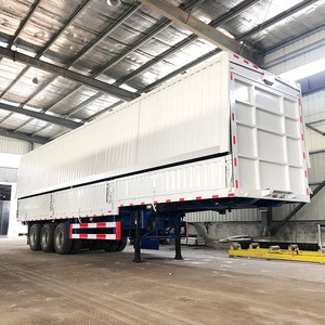 High quality 3 Axles Opening Box Wing Van semi Trailer For Sale