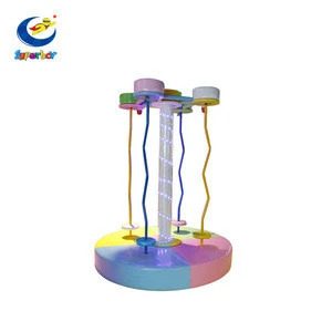 High quality 4 Seats Indoor Electric Amusement Park Toy Kids Mini Christmas Carousel for playground