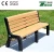Import High quality and 100% recycled material wood plastic composite bench for decoration from China