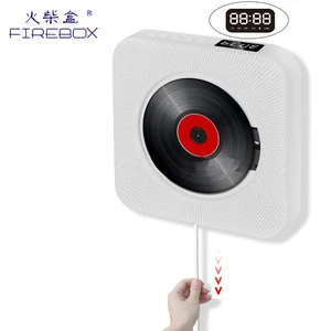 High quality classic BT CD speaker wall hanging home hifi portable CD player with USB connection for kids