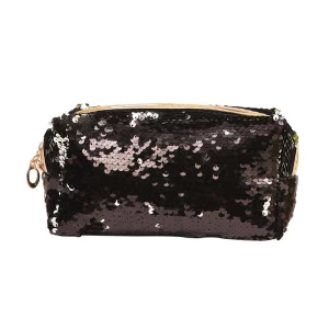 High Quality Cosmetic Bag Women Classic Shinny Makeup Bag Phone Cases zipper Bags