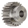 High quality durable brass cylindrical spur gear with hobbing service