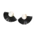 Import High quality eco-friendly handmade fan shape silk thread tassel fringe earrings for women 2019 from China