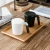 Import High Quality Japanese Style 12oz Cappuccino Coffee Ceramic Cup WIth Wood Handle Mug from China