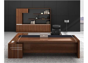 High Quality Luxury Commercial Furniture Office Standing Table Unique Executive Wooden Office Desk