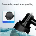 High quality portable toilet plunger with push button for pipe cleaning