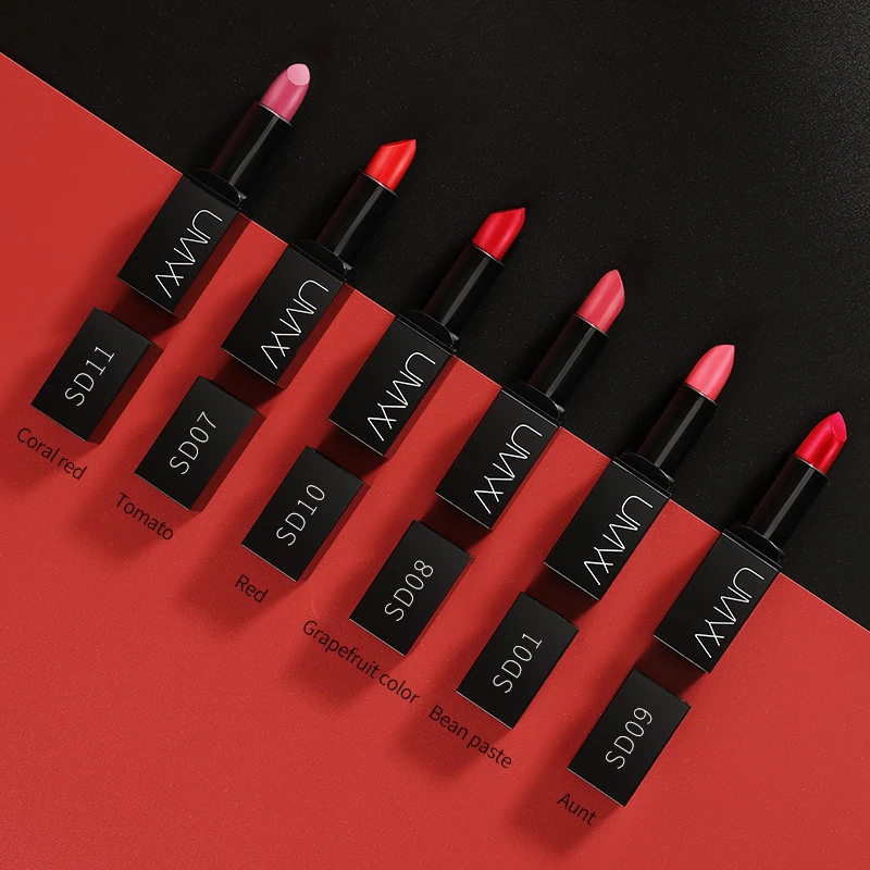 High Quality Private Label Makeup Beauty 6 Colors Set Matte Lipstick