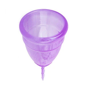 High quality reusable customized soft disposable menstrual cup