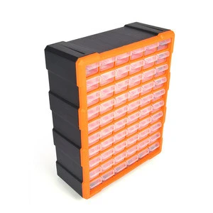 High quality wall mounted Lightweight custom portable 60 small drawers storage portable plastic tool box