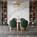 Home accent dining chair modern sedie da pranzo dining room furniture leather chair cadeiras de jantar luxury sillas de comedor