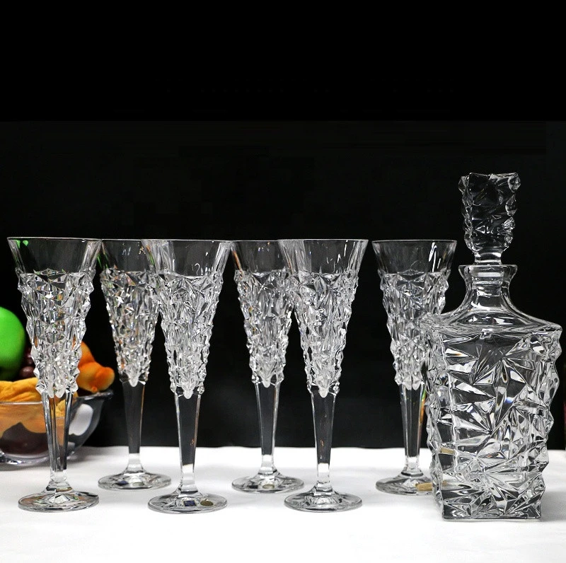 Buy Home Decoration High Quality 24% Pbo Bohemia Czech Republic Champagne  Glass from Yiwu Dajin Department Store Co., Ltd., China | Tradewheel.com