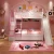 Import Home furniture loft solid wood frame children cartoon bunk bed with slide from China