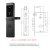 Import Home security fingerprint door lock digital lock smart electric smart door  lock from China