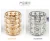 Import Home Table Make-up Decorative Gold Silver Nail Art Pen Stand Holder Crystal Metal Nail Brush Holder from China