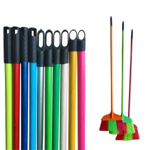 Home Usage	made in  china Italian screw plastic coated sticks with pvc coated broom stick