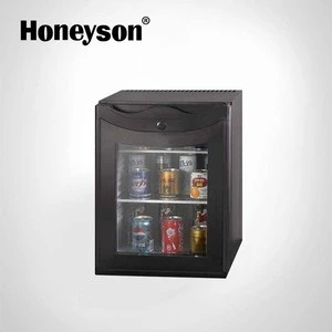 Honeyson top hotel bedroom absorption single door mini refrigerator