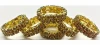 Horse Care Product Horse Mane Bands Horse Crystal Mane Bands Colored Crystal Mane Bands in Golden