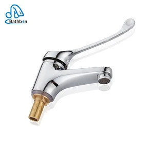Hospital/Laboratory brass basin faucet medical doctor touched elbow faucet