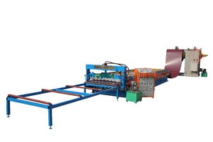 hot new products Metal color steel panel rolling forming machine/Automatic roofing metal sheet plate making machine made china