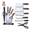 Hot Sale 6 Pcs Stainless Seel Cleaver Set Kitchen Knife Set with Wooden Handle