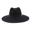 Hot Sale China Suppliers Black 100% WOOL Has Women Dress Fedora Winter hats