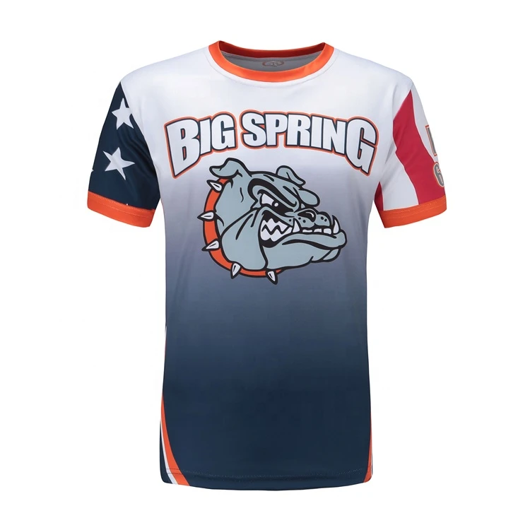 Hot sale  Custom Apparel Dry Fit Men&#x27;s Sports Wear cheap Sublimated sports T Shirts