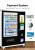Import hot sale custom water food drink snack automatic touch screen vending machine from China